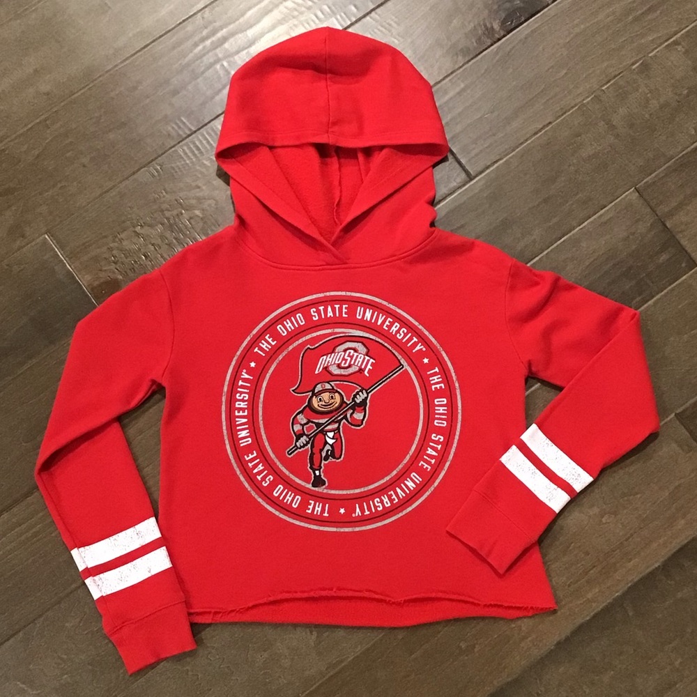 Justice OSU crop sweatshirt